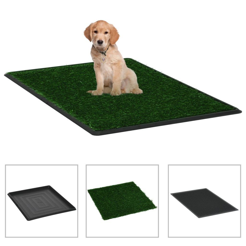  Pet Toilet Tray & Faux Turf Green