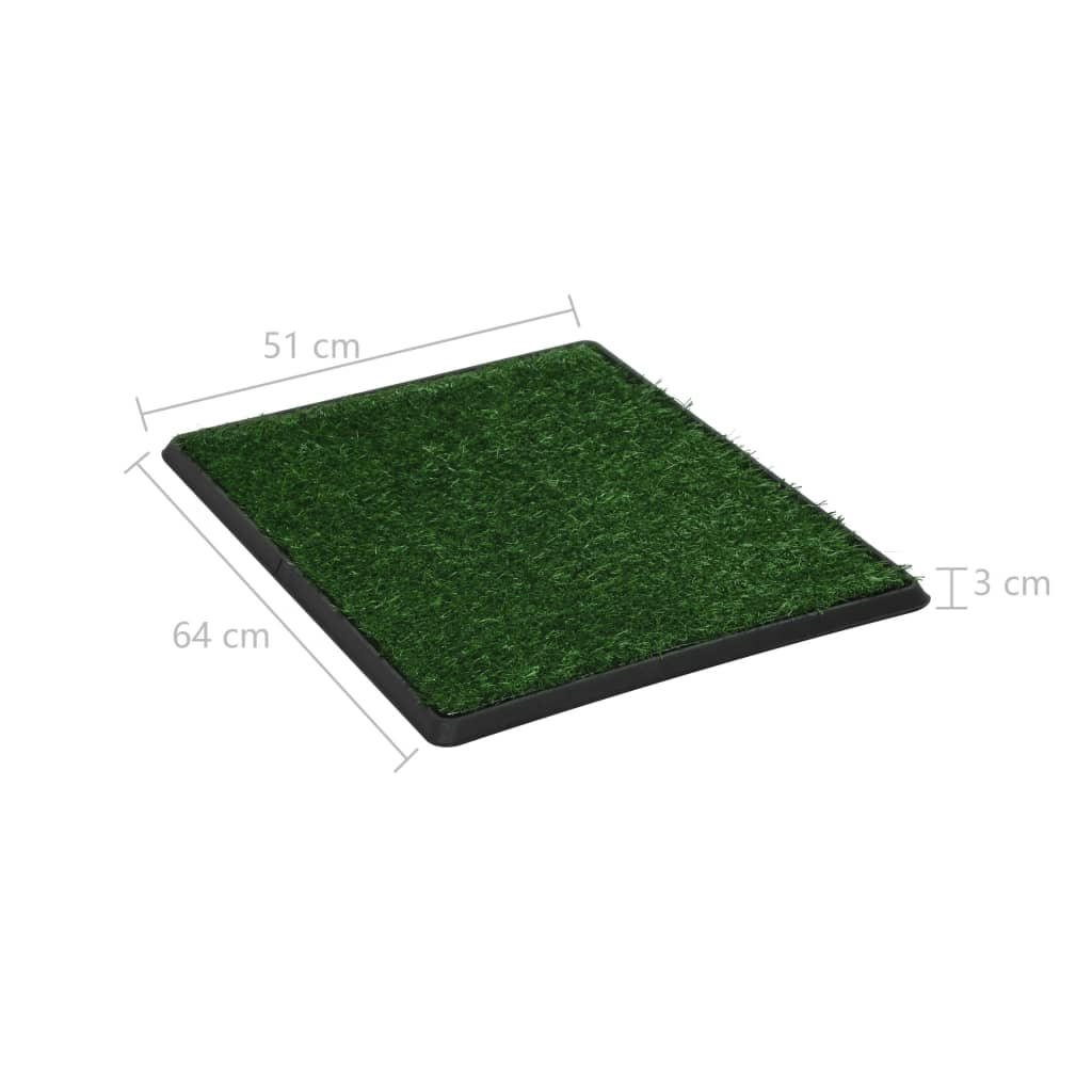  Pet Toilet Tray & Faux Turf Green