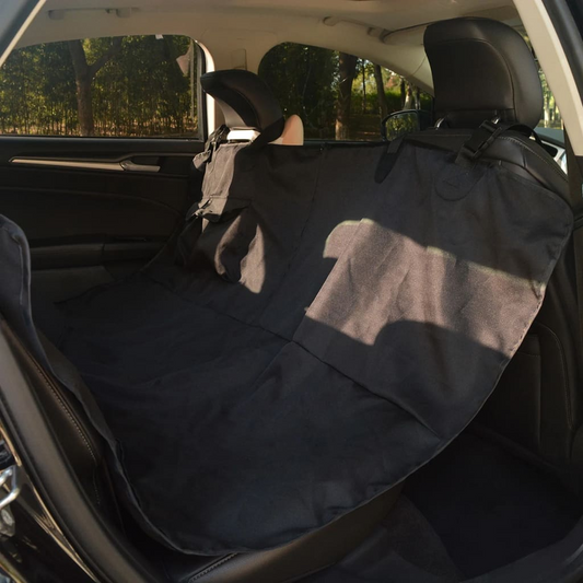  Pet Rear Car Seat Cover for Pets - Black color